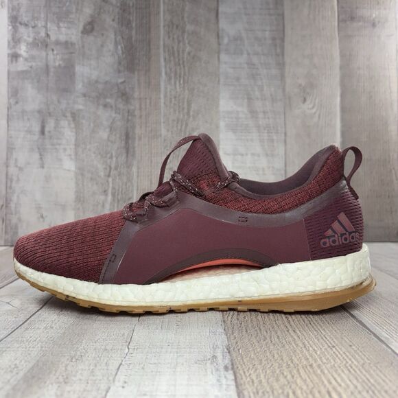 Adidas PureBoost X All Terrain Red Night Womens 7 Running Shoes Athletic Sneaker - Picture 6 of 16